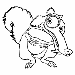 Divirta-se Colorindo o Icônico Scrat