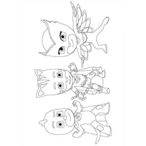 Divirta-se Colorindo os Heróis de PJ Masks