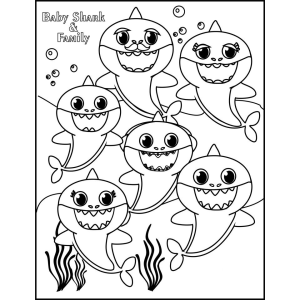 Divirta-se com Baby Shark e Sua Família
