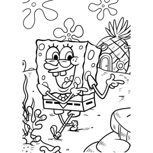 Divirta-se com Bob Esponja no Fundo do Mar