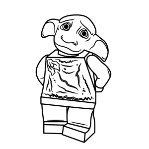 Dobby em Versão LEGO Encantadora