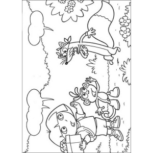 Dora e seus Amigos em uma Aventura de Colorir