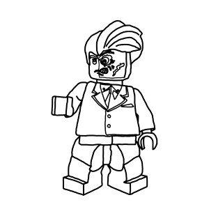 Decifre o Visual do Duas-Caras em Versão LEGO