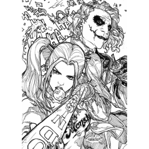 Duo Dinâmico do Caos: Coringa e Sua Companheira