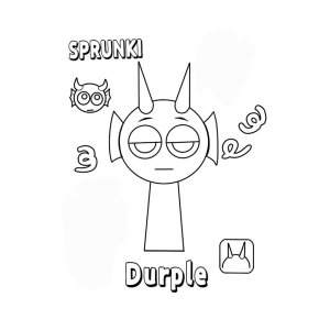 Durple: O Enigmático Habitante de Sprunki