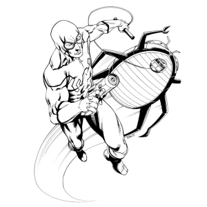 Dynamic Leap with Blue Beetle