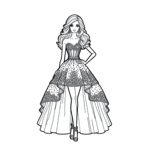 Elegância de Celebridade em Traje de Gala
