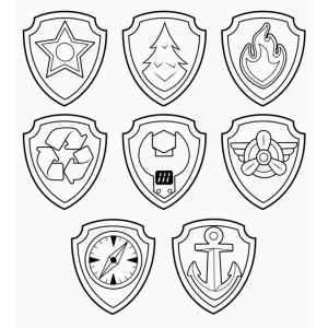 Emblemas de Missão da Patrulha Canina