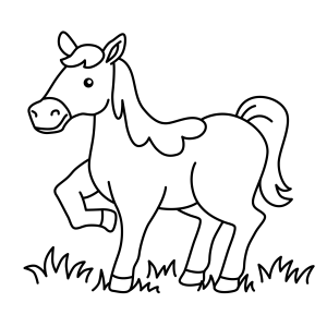 Encantador Cavalo para Colorir