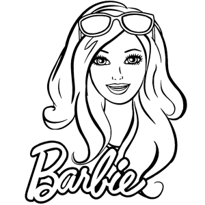 Encantadora Barbie Pronta para Colorir
