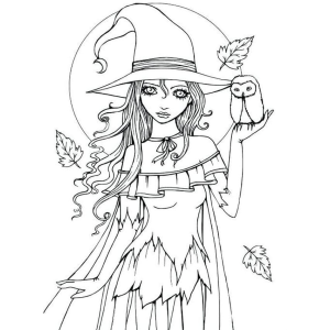 Encantadora Bruxa de Halloween