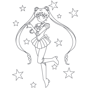 Encantadora Sailor Moon Pronta para a Aventura
