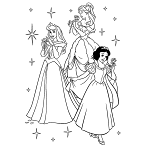 Encanto das Princesas com Flores