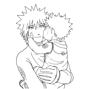 Encontro Emocionante entre Naruto e Minato