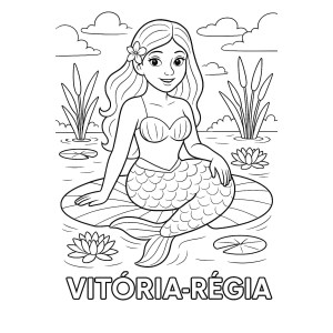 Encontro Encantado com a Sereia Vitória-Régia