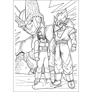 Encontro Épico: Gohan, Androide 17 e Cell