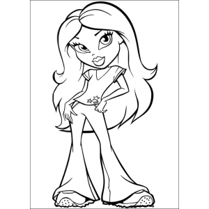 Estilo Bratz: Hora de Colorir!