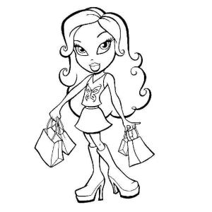 Estilo Fashion com a Boneca Bratz