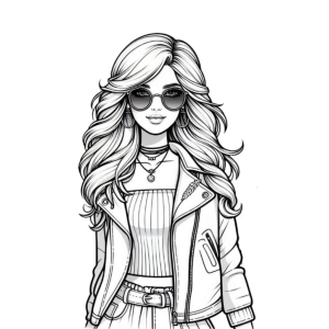 Estilo Fashion para Colorir