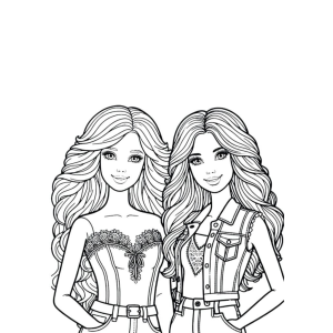 Estilo Glamouroso das Amigas Fashionistas