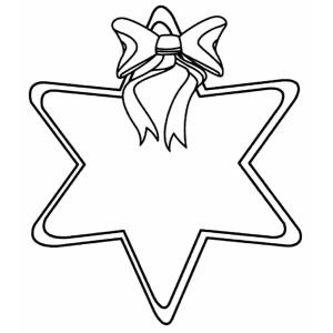 Estrela Elegante com Laço Encantador