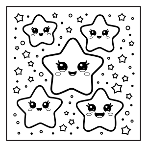 Estrelas Felizes e Encantadoras