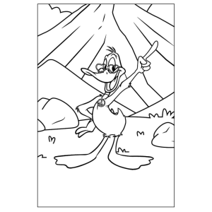 Exploração Animada com um Pato Icônico