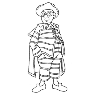 Exploration Colorida do Personagem inconfundível