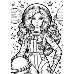 Exploração Espacial com a Astronauta Barbie