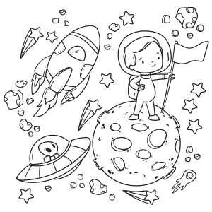 Explorador Espacial: Aventura Cósmica