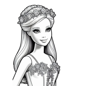 Explorando a Graciosidade da Barbie Princesa Floral