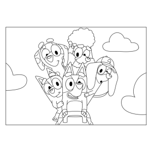 Explorando Aventuras com Bluey e Amigos