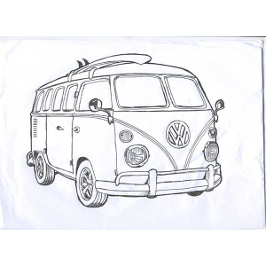 Explorando a Kombi: Aventura em Traços