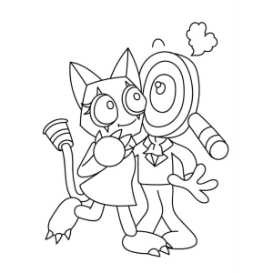 Explorando o Mundo Dandy: Aventura de Gato e Pirulito
