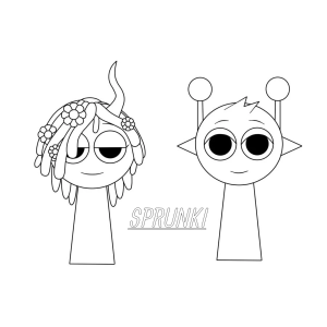 Explorando o Mundo de Sprunki: Dois Amigos Alienígenas