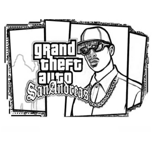 Explorando San Andreas em Preto e Branco