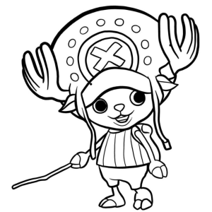 Explore e Colora: Tony Tony Chopper de One Piece