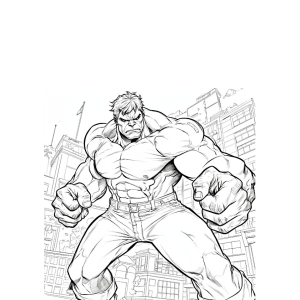 Explosão de Cores com o Hulk na Cidade