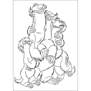 Família de Preguiças de Era do Gelo