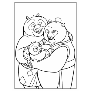 A Família Panda em Ação