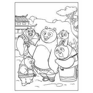 A Família Panda em Ação