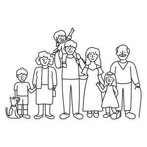 Uma Família Unida e Alegre
