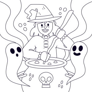 Feitiçaria Mágica de Halloween
