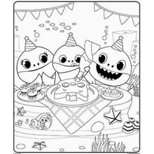 Festa Animada com Baby Shark e Amigos