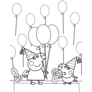 Festa Animada com Peppa e George