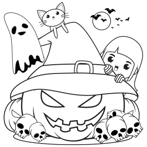 Festa de Halloween com Abóbora Encantada
