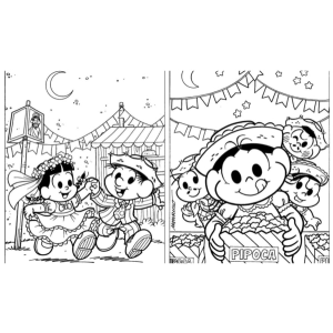 Festa Junina com a Turma da Mônica
