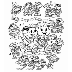 Festa Junina com a Turma da Mônica