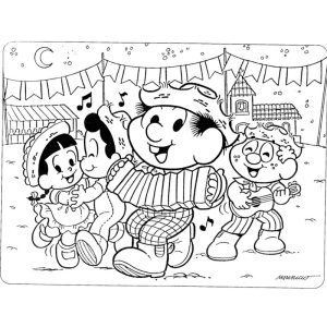 Festa Junina na Turma da Mônica