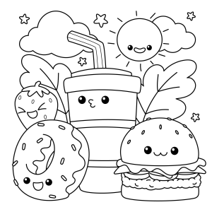Festinha Kawaii das Comidinhas